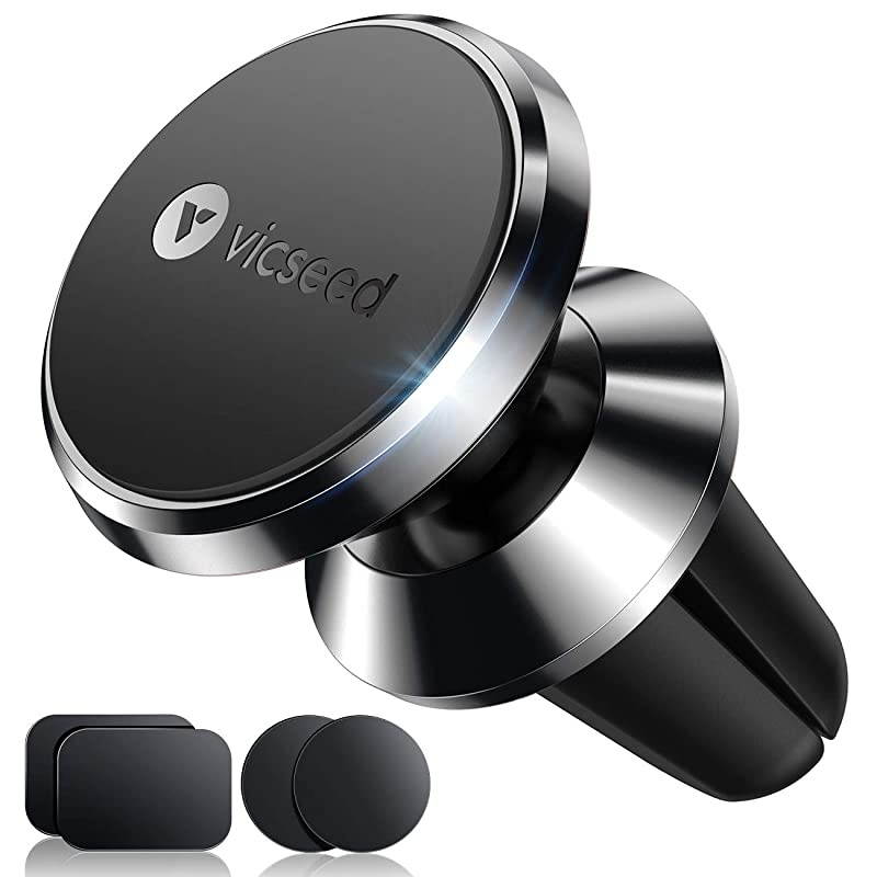 Car Phone Mount Magnetic Phone Car Mount Strong Magnet Air Vent Mount 360&deg; Rotation Car Phone Holder Fit for iPhone SE 11 Pro XS Max XR X 8 Plus Samsung Galaxy Note20 S20 Note10 All Phone