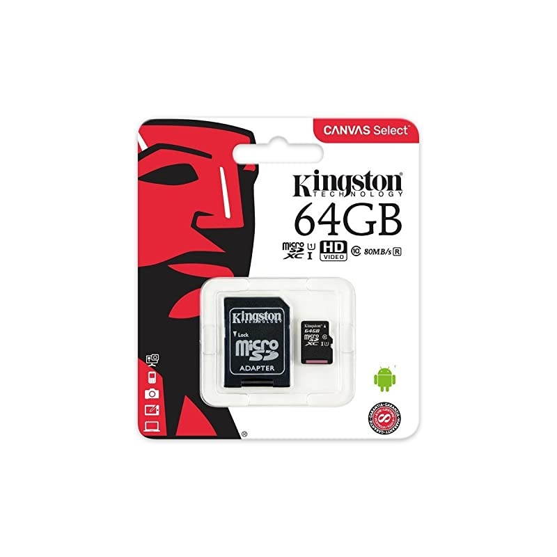 64GB Ultra Micro SDXC Class 10 Memory Card Works with Samsung Galaxy Tab A 10.1", Tab A 7.0" (2016), Tab S3 9.7" Tablet, Phone Storage Bundle with (1) Everything But Stromboli Card Reader