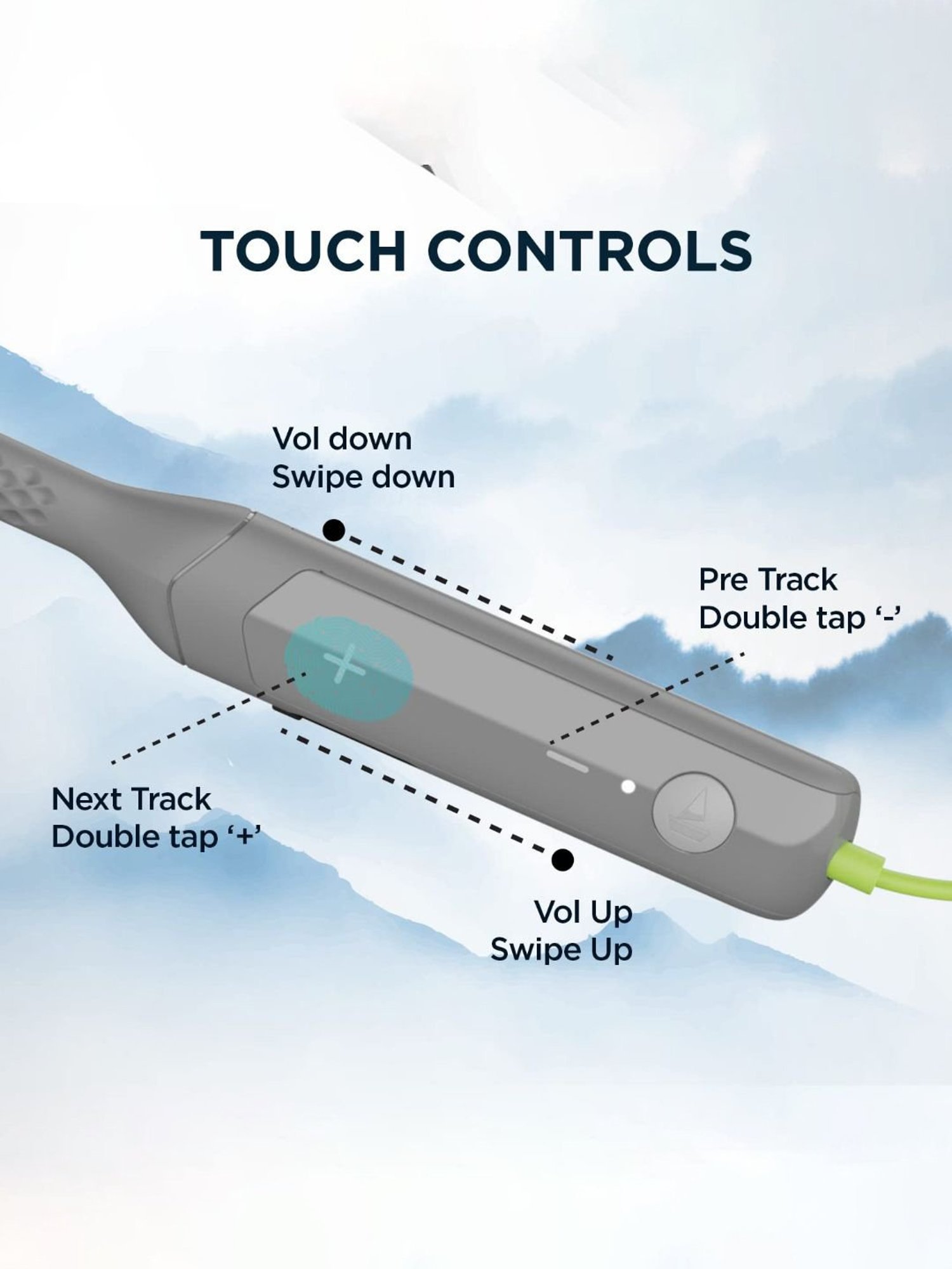 Boat Rockerz Apex Bluetooth Wireless in Ear Neckband with 30H Playtime (Funk Lime)