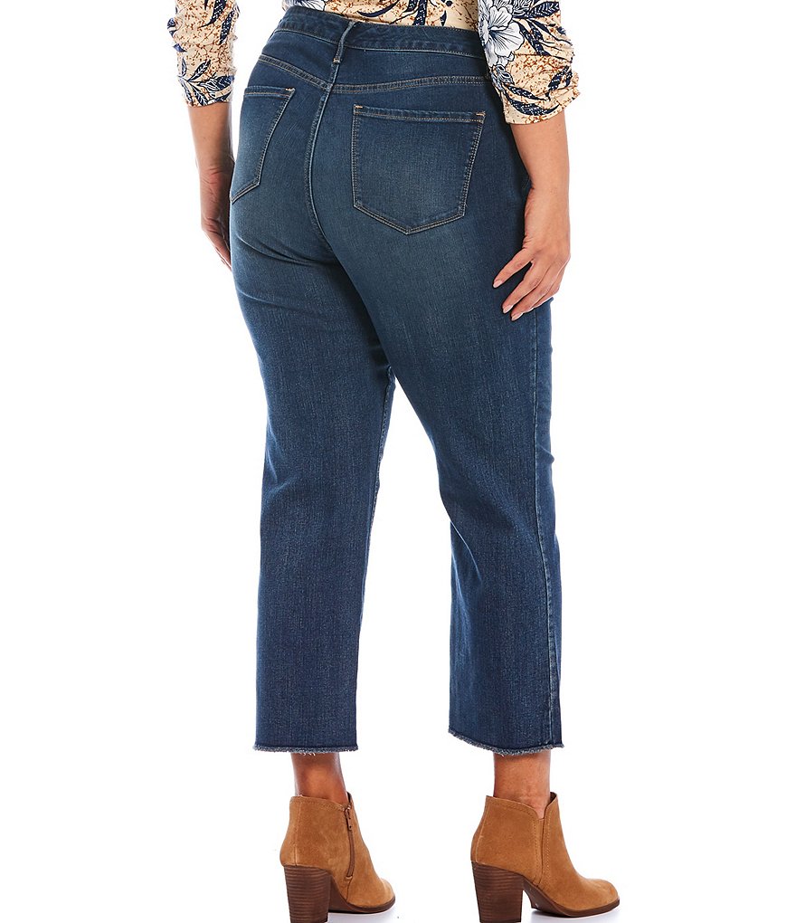 Democracy Plus Size Ab-Solution Capri Skimmer Jean