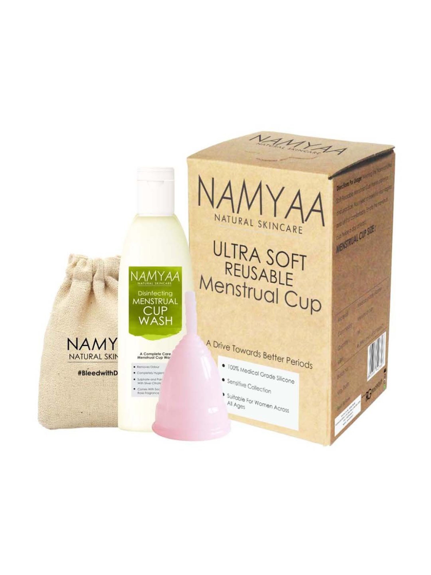 Namyaa Ultra Soft Small Reusable Menstrual Cup - 50 gm