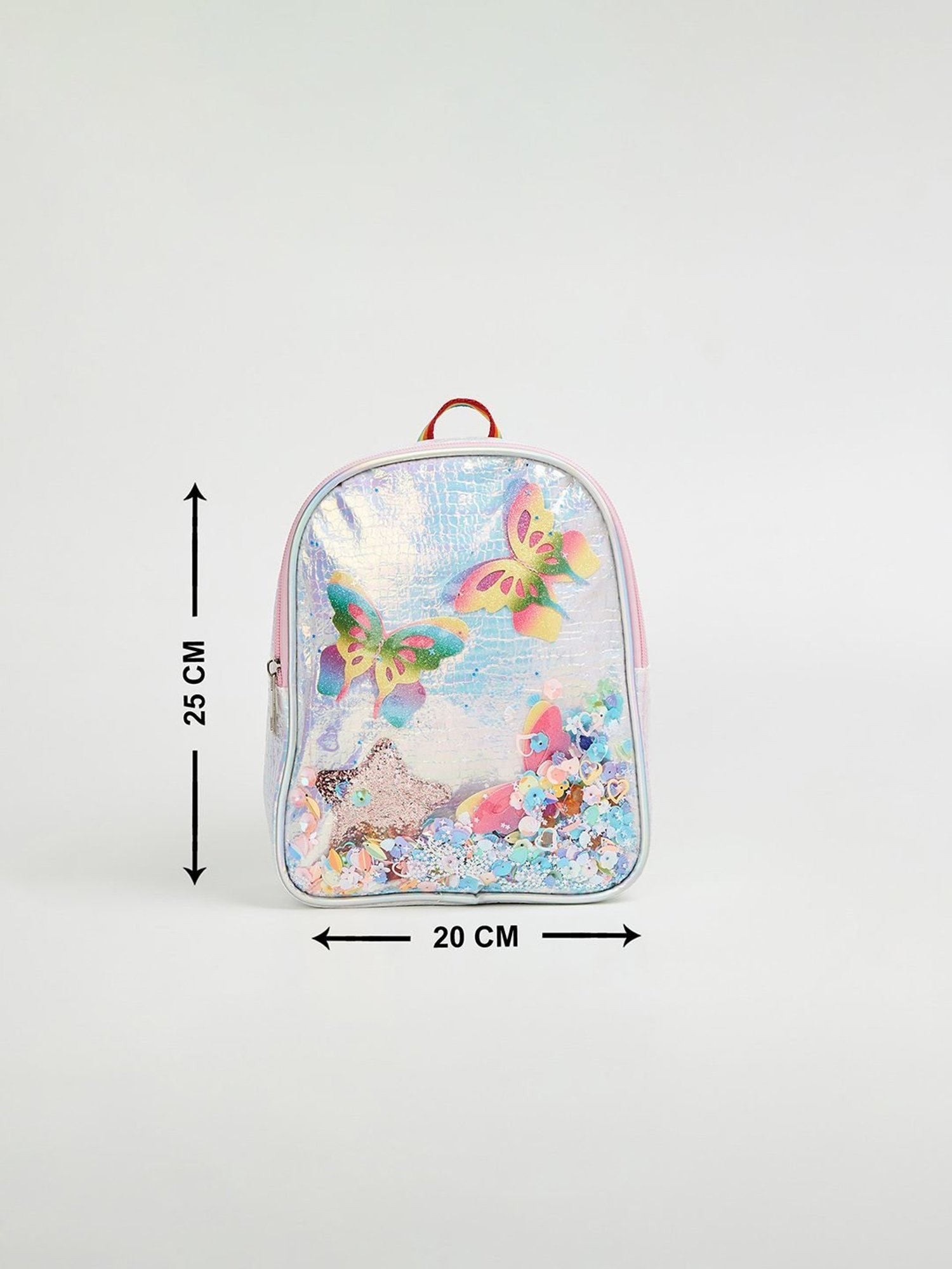 Ginger by Lifestyle Silver Shimmer Backpack