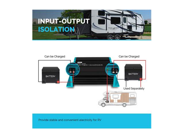 Renogy 12V DC to DC On-Board Battery Charger