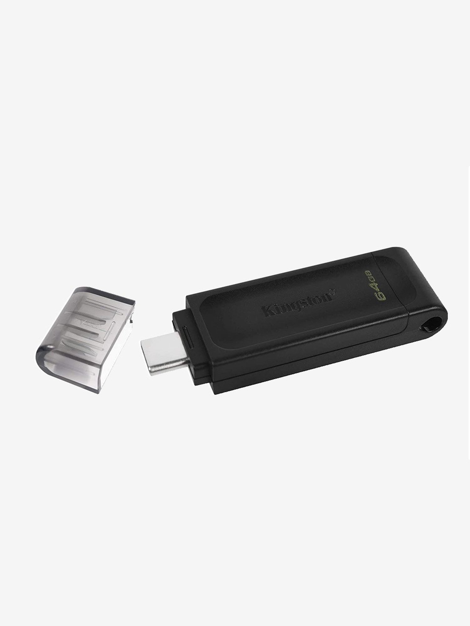 Kingston DataTraveler DT70 64 GB Type-C USB 3.2 Flash Drive (Black)
