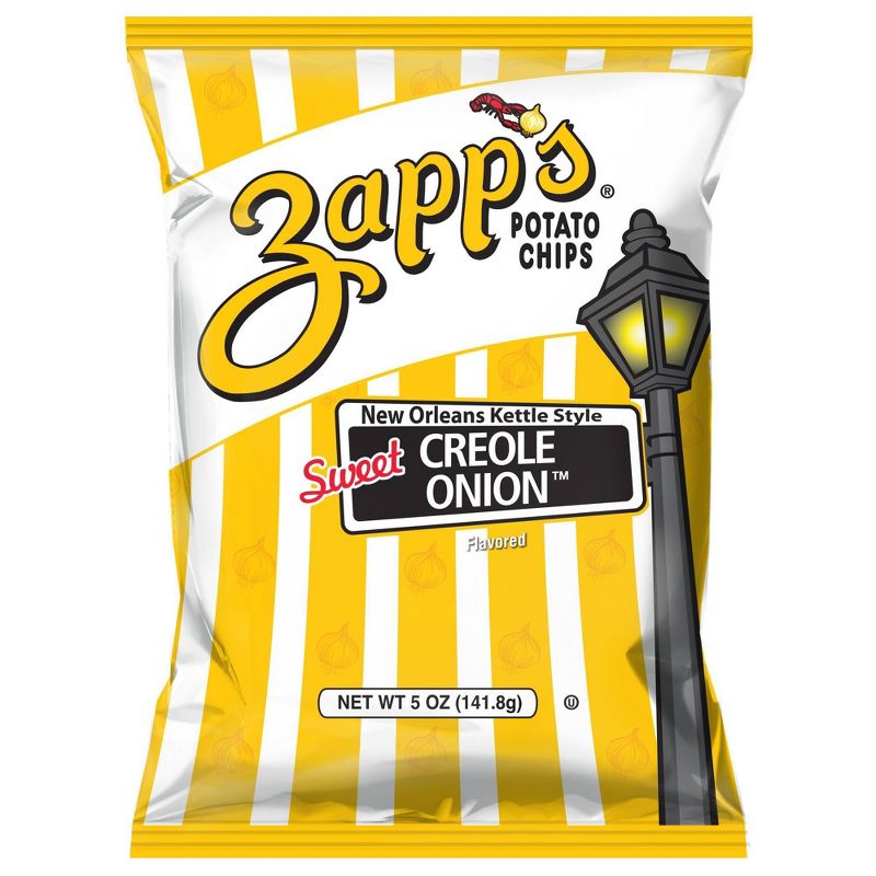 Zapp's New Orleans Kettle Style Sweet Creole Onion Kettle Chips - 5oz