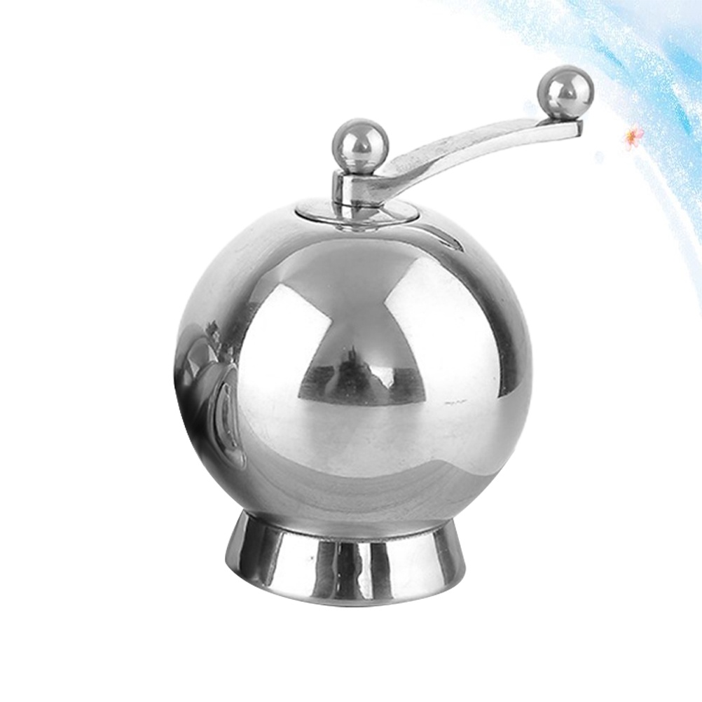 1PC Manual Stainless Steel Pepper Grinder Sea Salt Sichuan Pepper Herbs Crusher Grinding Tool - Size L