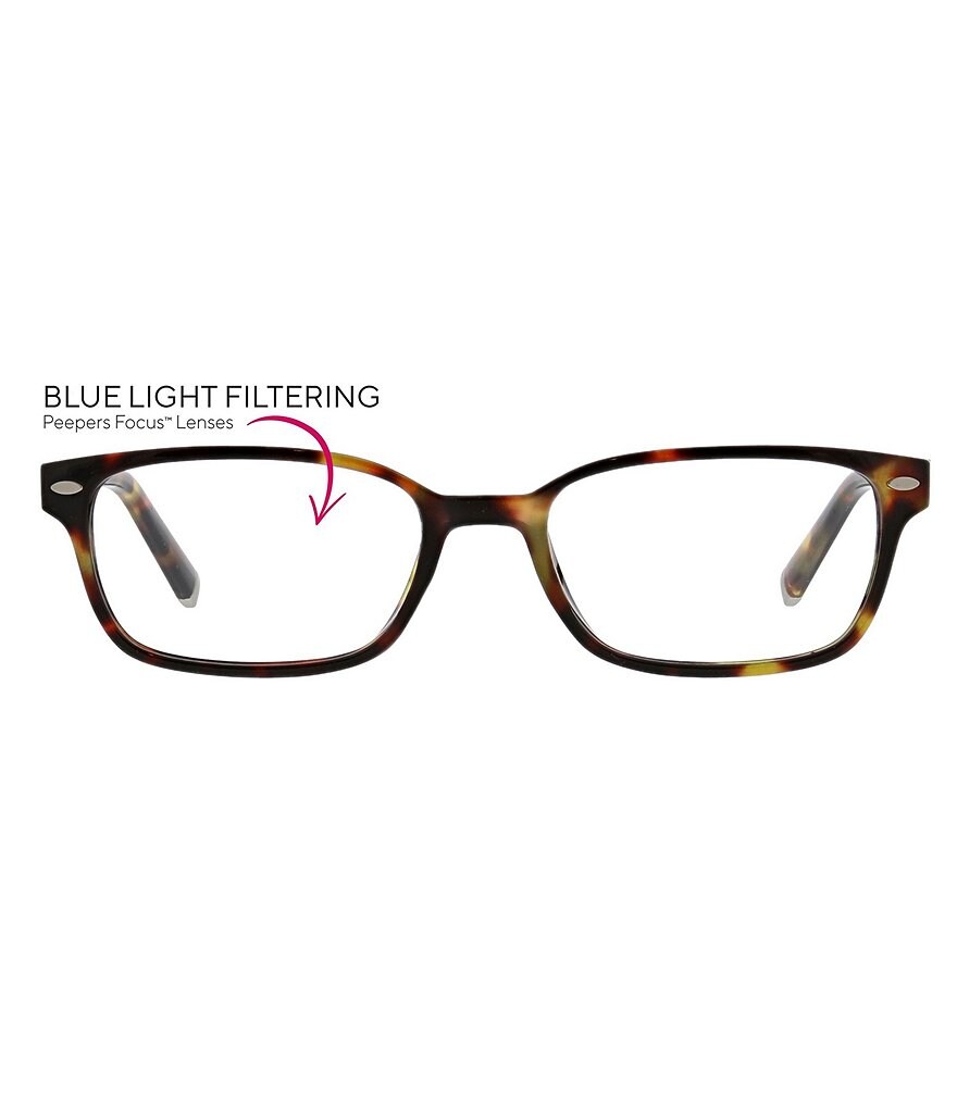 Peepers Men's Cooper Blue Light Reader Glasses