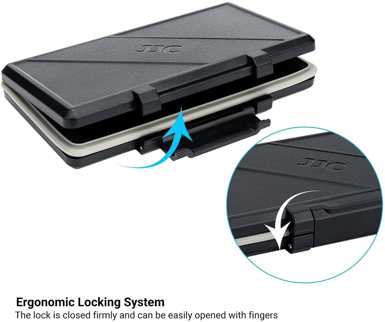 30 Slots Micro SD Card Case with Index Label, Water Resistant & Shockproof Micro SD Card Holder, Compact MicroSDHC / MicroSDXC / Micro SD Card Organizer Storage