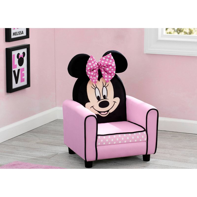 Disney Minnie Mouse Figural Upholstered Kids' Chair - Delta Children