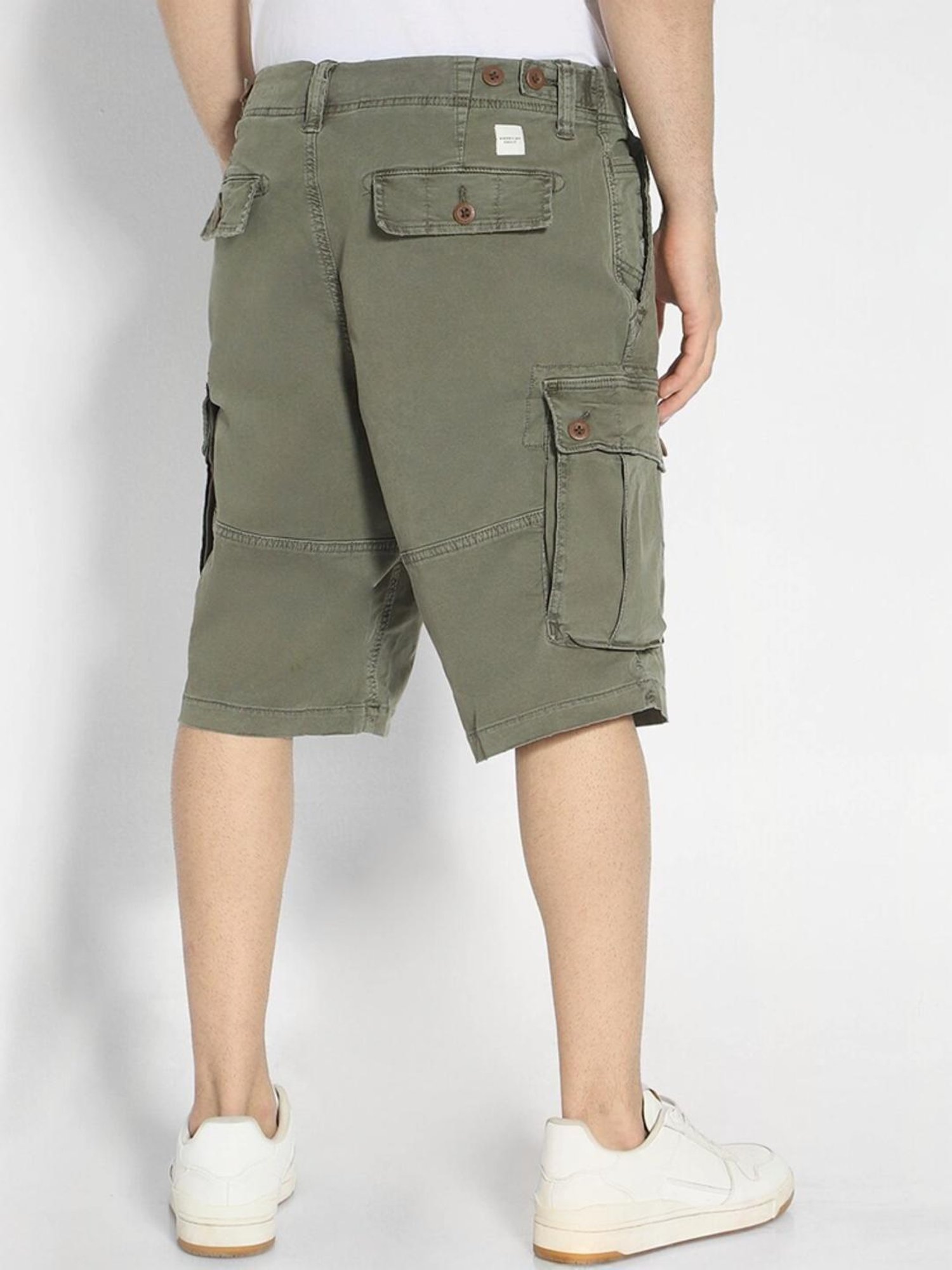 American Eagle Outfitters Olive Regular Fit Cargo Shorts