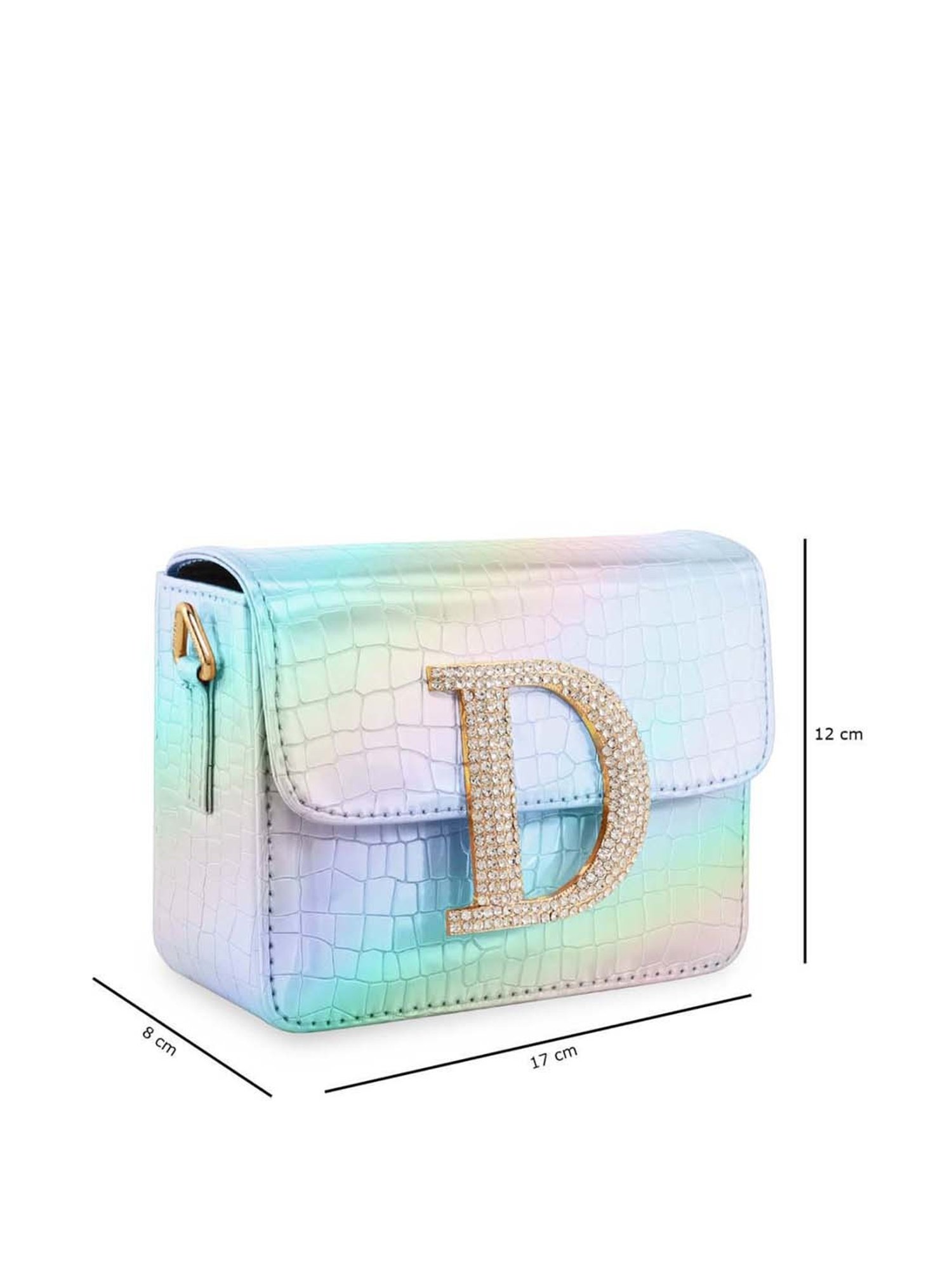 Esbeda Multicolor Textured Small Sling Handbag