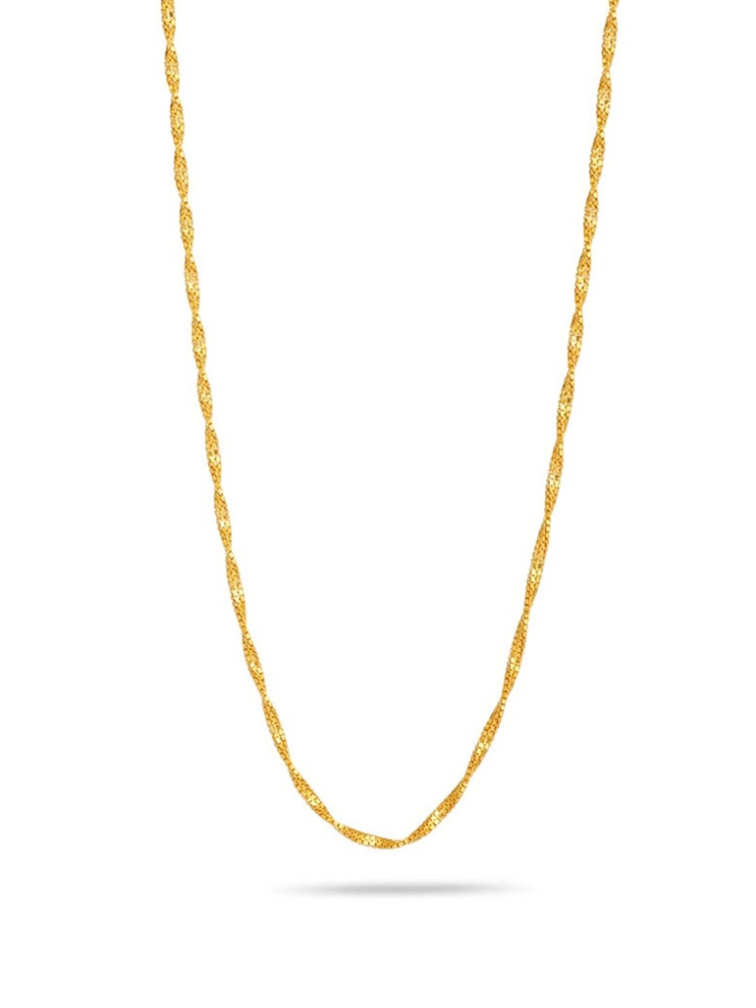Candere by Kalyan Jewellers 22k Gold Yellow Gold Men's Chain