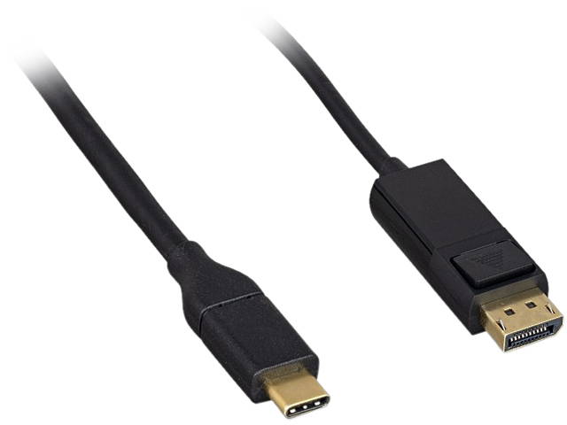 Kaybles USB 3.1 10ft.USB-C To DisplayPort Cable 4K@60HZ, 10' Type C to DP Adapter Cable, Black