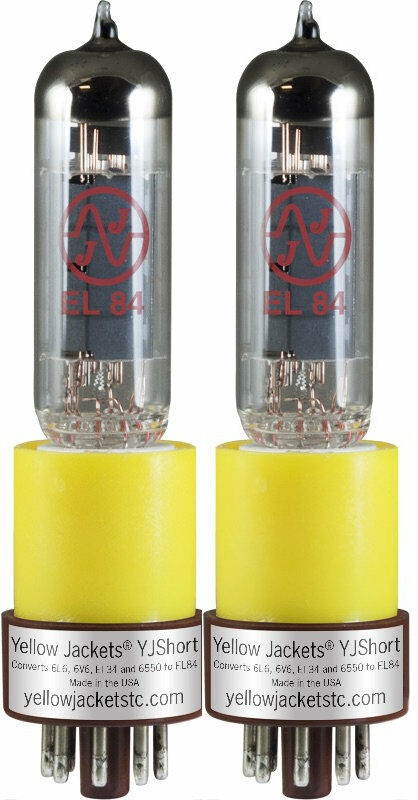 Yellow Jacket Short Tube Converter For 6L6 / EL34 / 6V6 / 6550, Duet