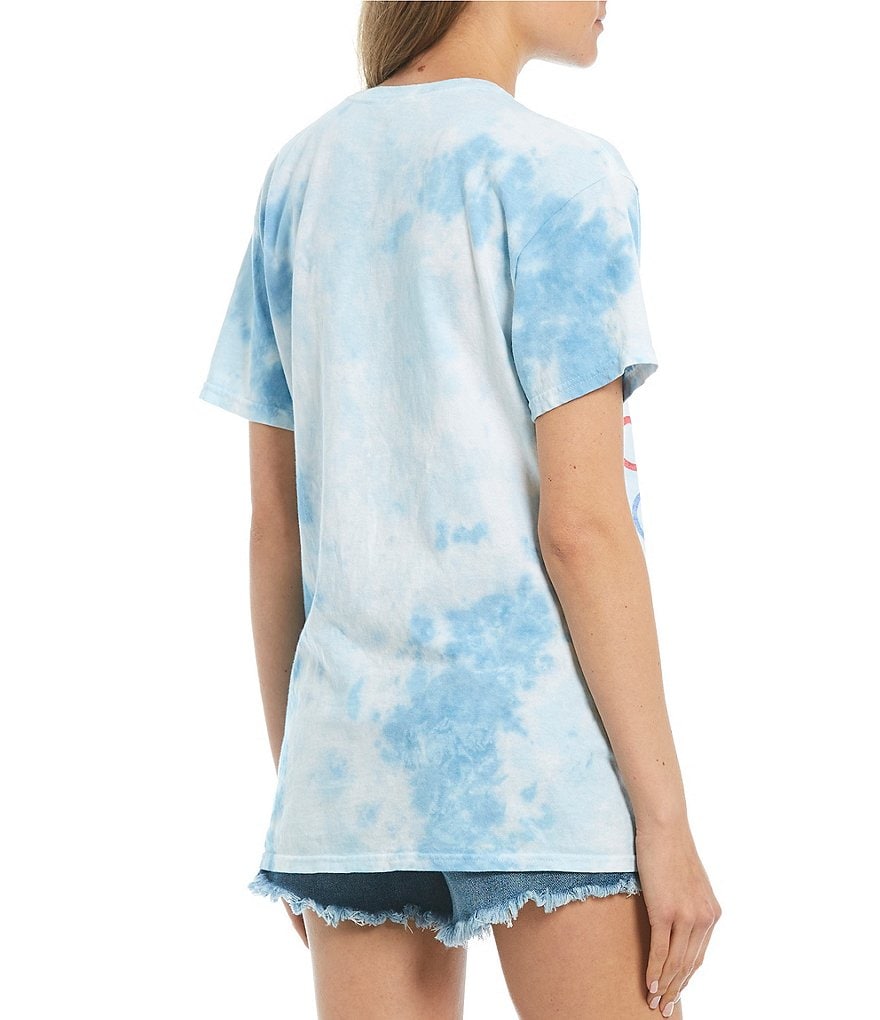Junk Food America Tie-Dye Short Sleeve Graphic Tee