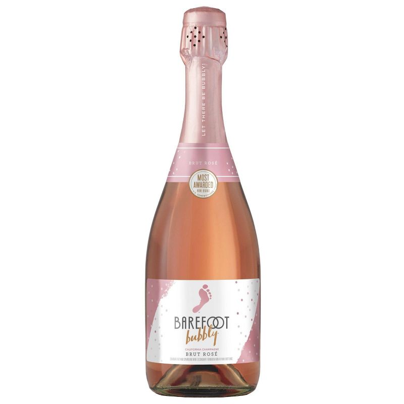Barefoot Bubbly Brut Rosé Sparking Wine - 750ml Bottle