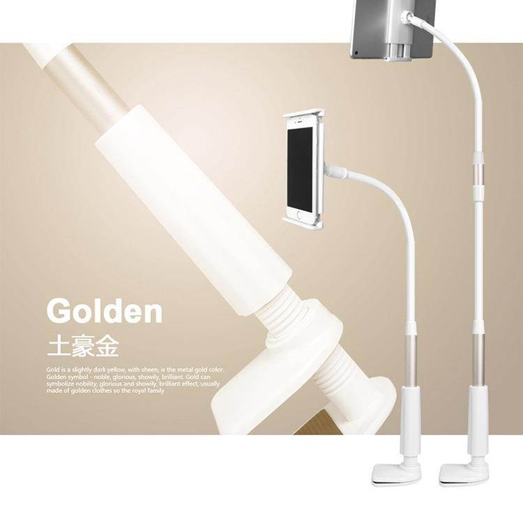 360 Degrees Flexible Arm Table Pad Holder Stand 80cm or 120cm Long Lazy People Bed Desktop Tablet Mount for Ipad mini or Phone