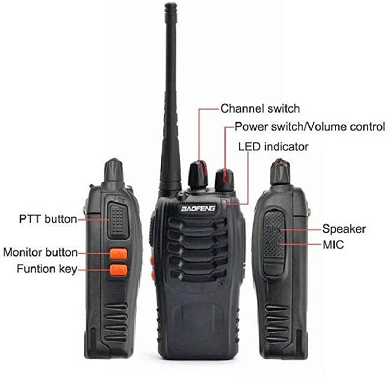 BF-888S Two Way Radio (Pack of 6pcs radios) - Customize Package