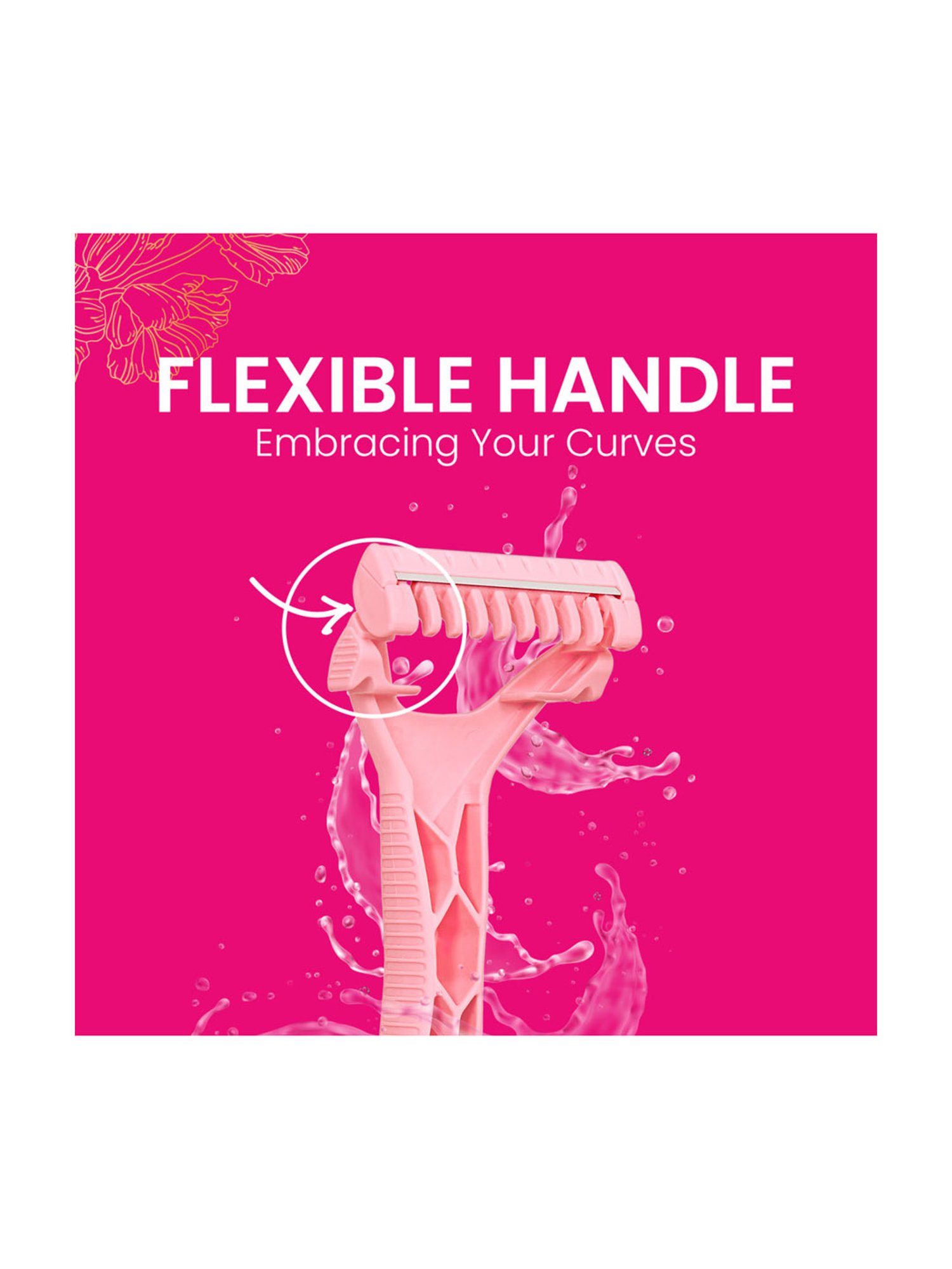 Paree Prima Premium Full Body Instant & Smooth Hair Removal Razors for Women - Pack of 5