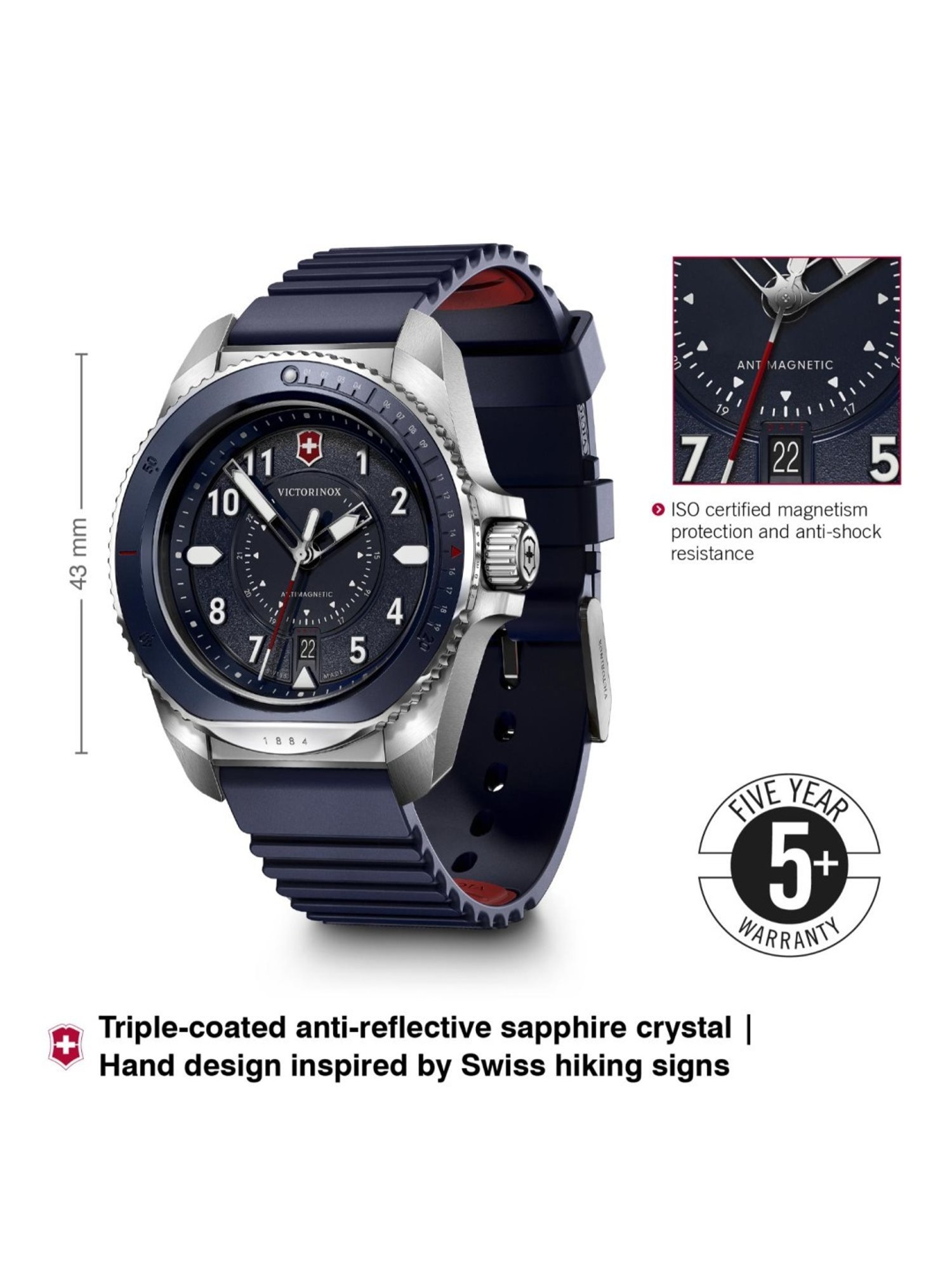 VICTORINOX V241975 Journey 1884 Analog Watch for Men