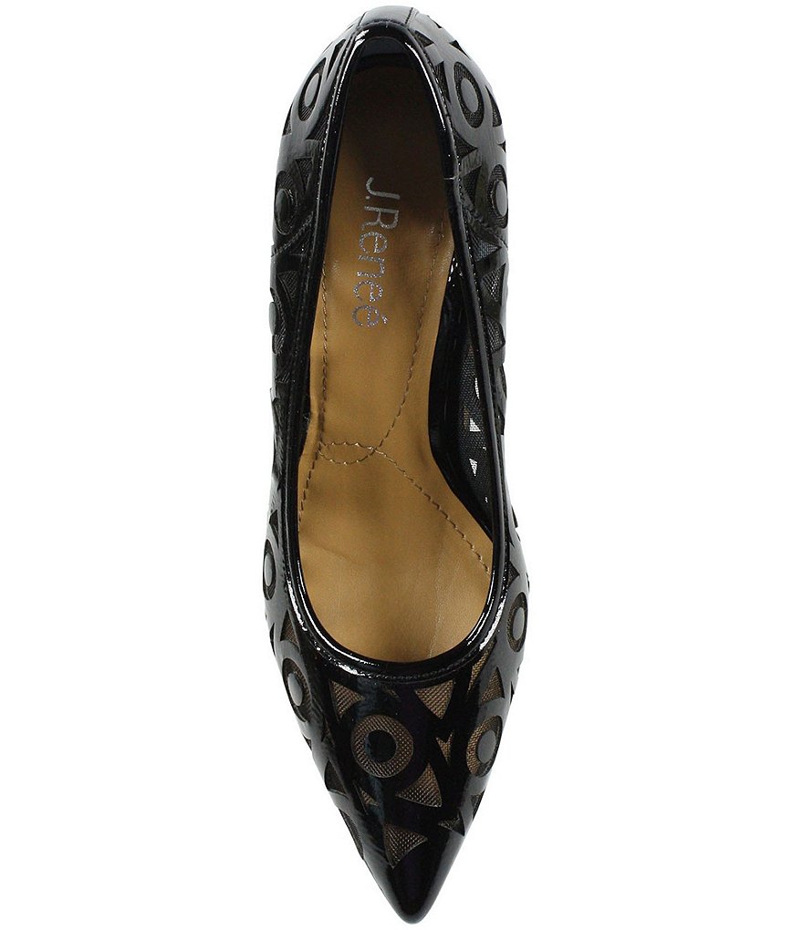 Trotters Kari Pearlized Leather Block-Heel Pumps