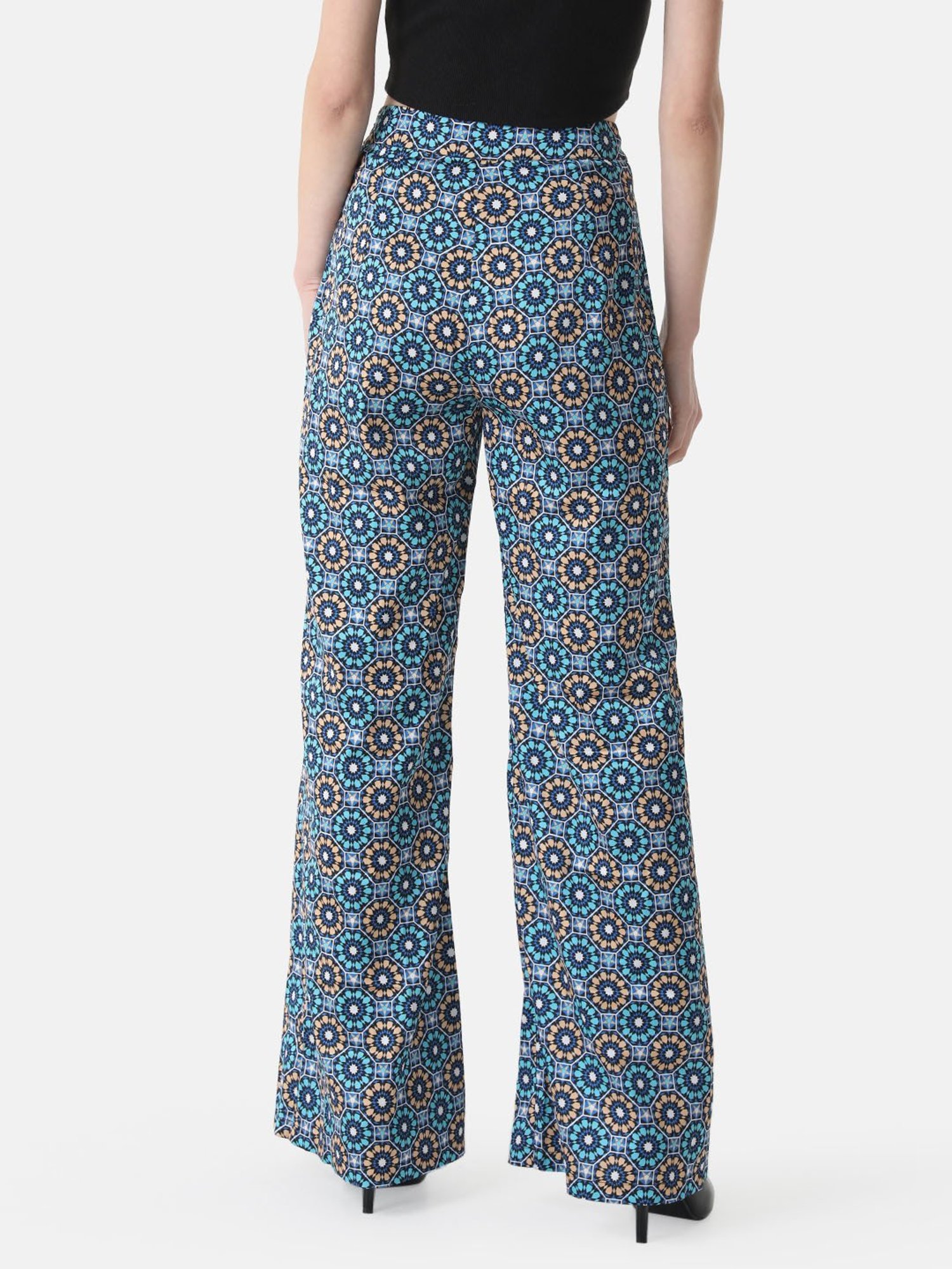 Kazo Printed Drop Shoulder Jumpsuit