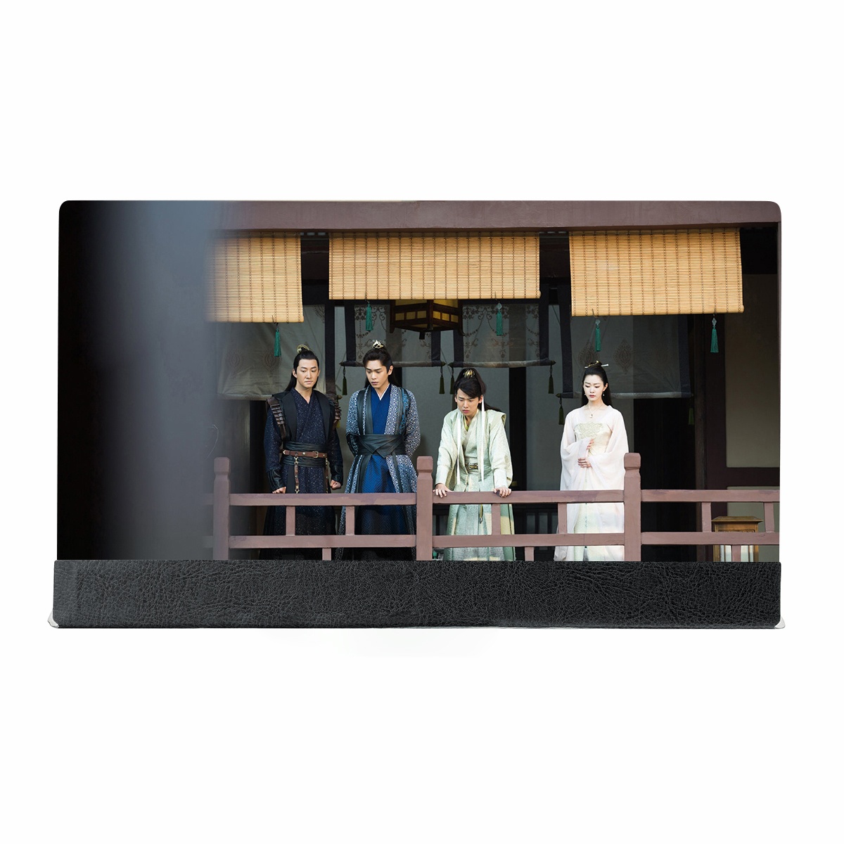 12 Inch 3D Phone Screen Magnifier Movie Video Amplifier Phone Holder for Smart Phone for iPhone for Samsung Huawei Xiaomi Blue