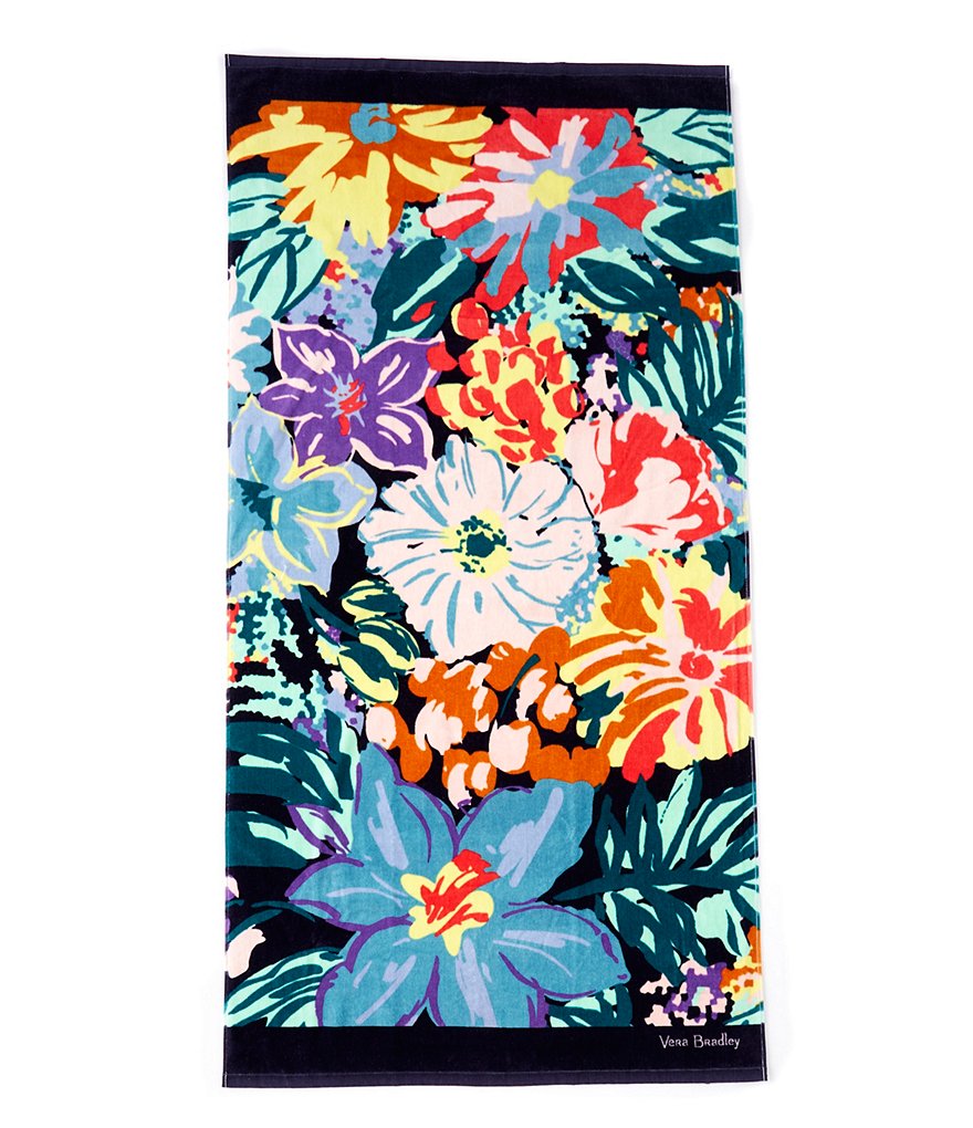 Studio D Outdoor Collection Gum Drop Stripe Terry Velour Beach Towel