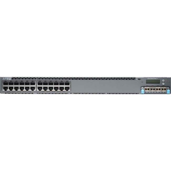 Juniper Networks - EX4300-24P - Juniper EX4300-24P Layer 3 Switch - 24 Ports - Manageable - 3 Layer Supported - 1U High
