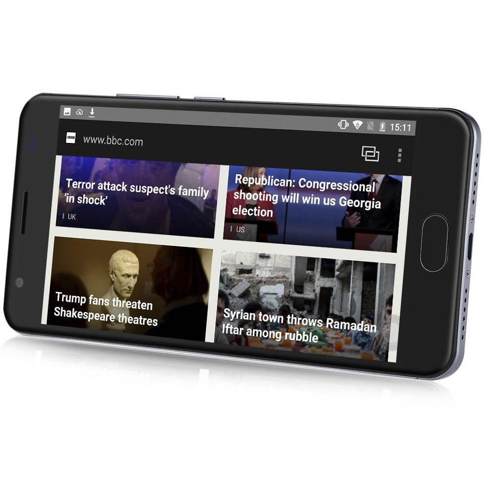 OUKITEL K6000 Plus 4G Phablet 5.5 inch Android 7.0 MTK6750T Octa Core 1.5GHz 4GB RAM 64GB ROM 8.0MP + 16.0MP Cameras 6080mAh Battery Front Touch ID