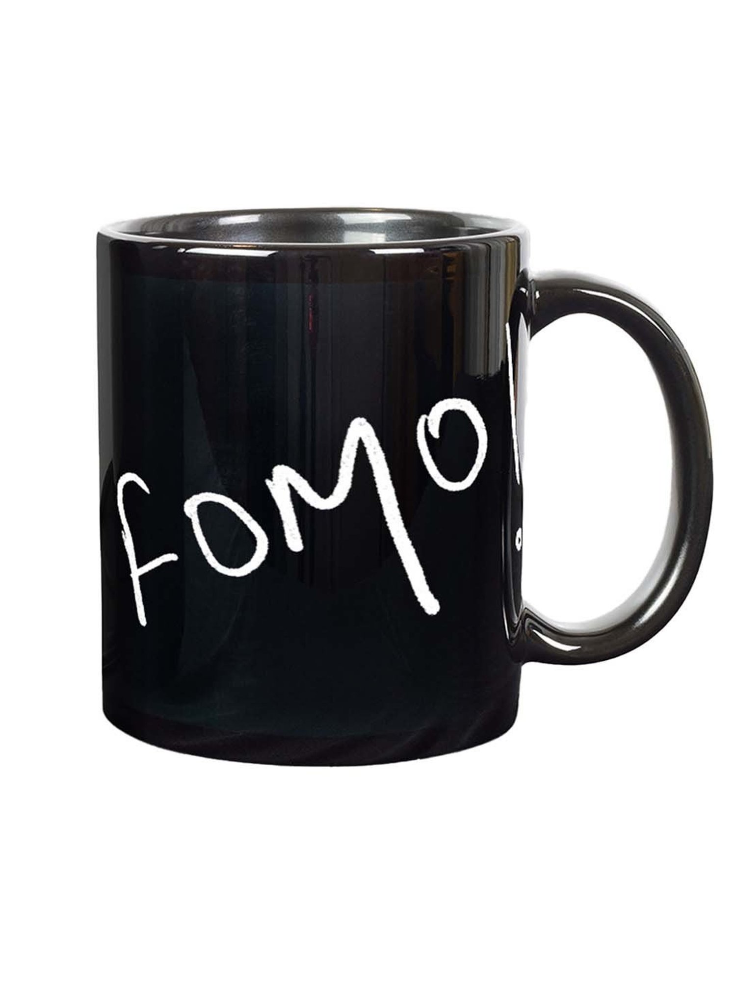 Nestroots Black Stoneware Chic Fomo Coffee Mug (0.325 L)