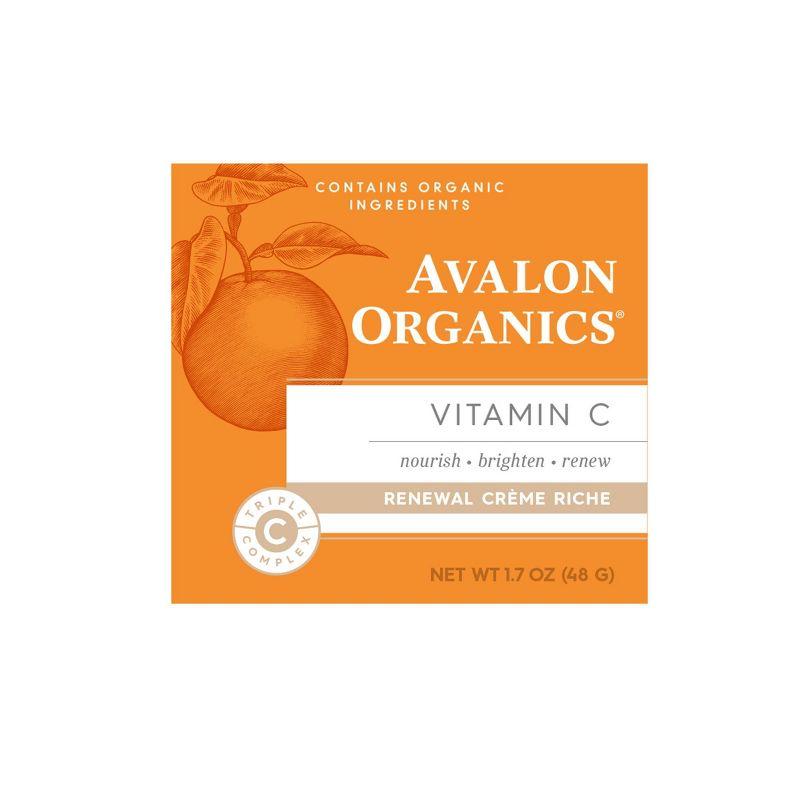 Avalon Organics Vitamin C Renewal Creme Riche - 1.7oz