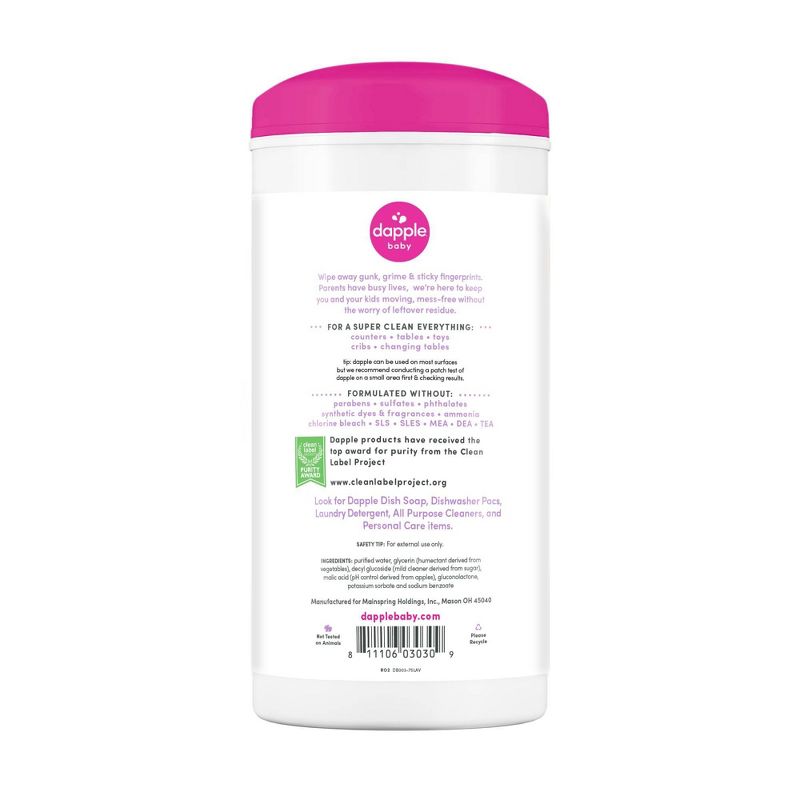 Dapple All Purpose Lavender Baby Wipes - 75ct