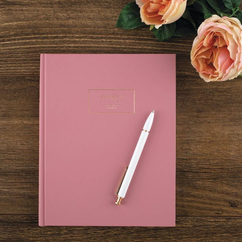 Ruled Journal Workstyle Hardcover Medium Casebound Rose - Cambridge