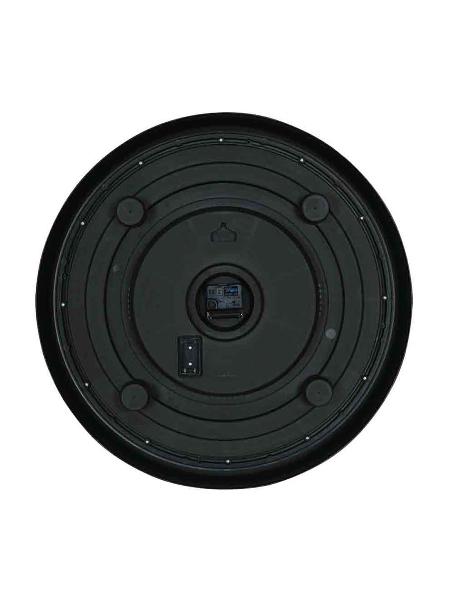 SEIKO classic black plastic wall clock with sweep movement