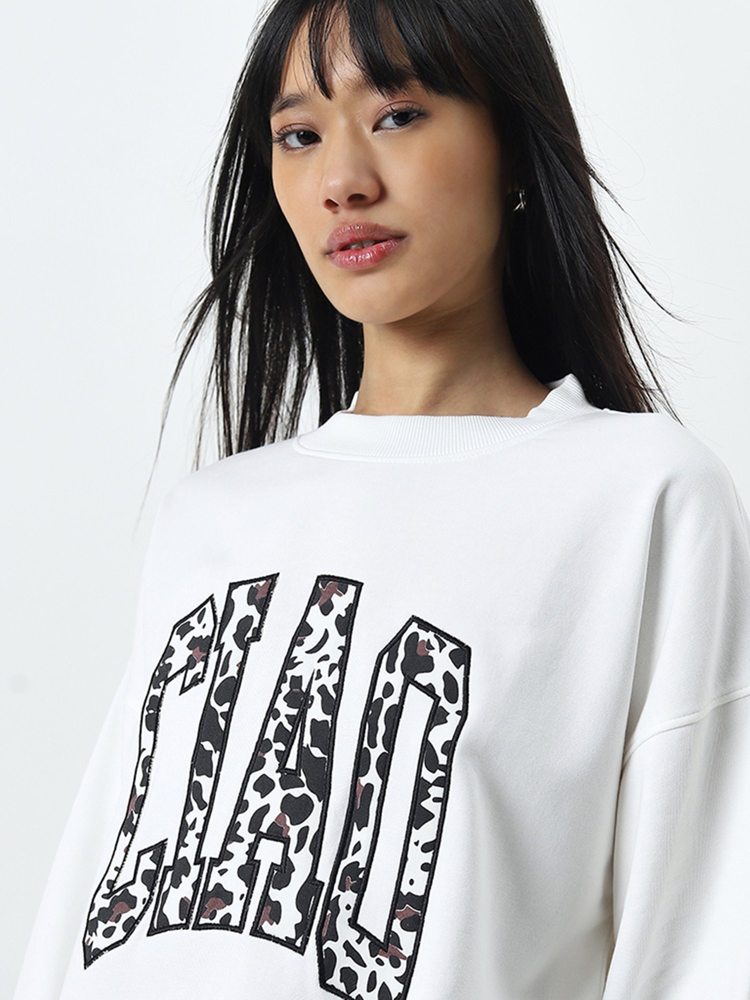 KENDALL + KYLIE Multicolored Printed Hoodie