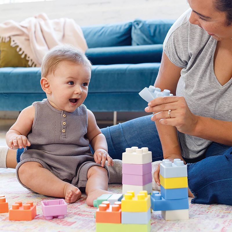 Infantino Go gaga! Super Soft 1st Building Blocks