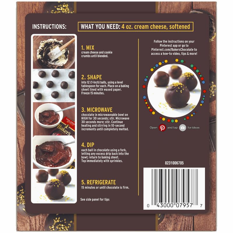 Baker's Chocolate Truffle Kit - 8.6oz