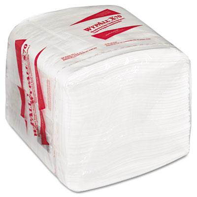 C-Wypall X70 Rag Rplmt Hydro Wpr 1/4Fld Whi 12/