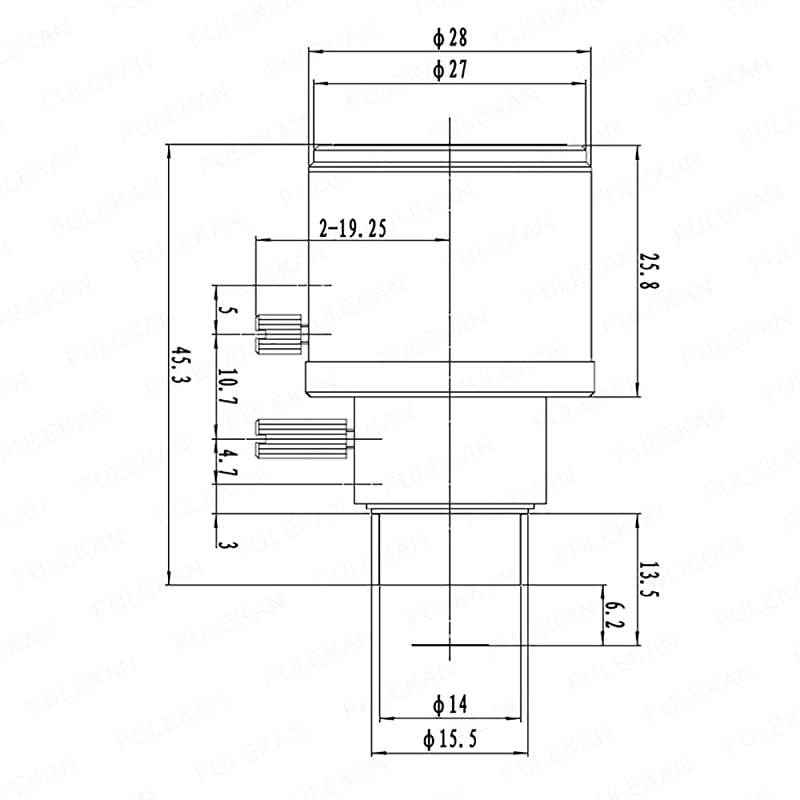 Action Camera Vari-Focal Lens 6-22mm M12 Mount 1/2.5 Inch IR Filter Long Distance View