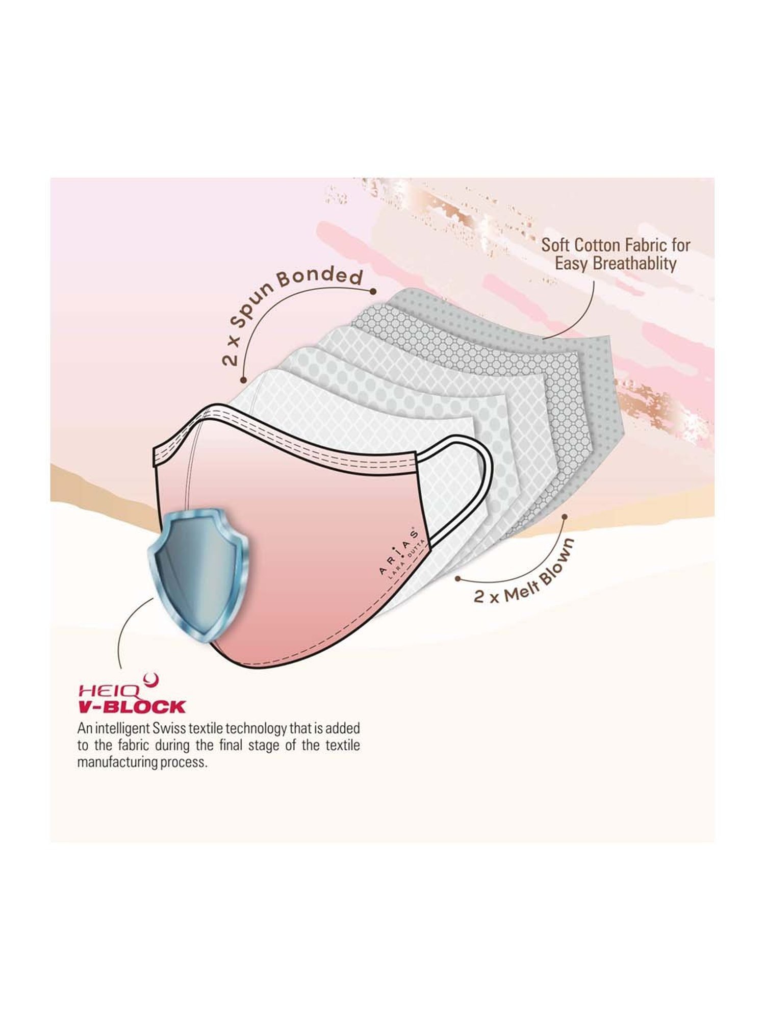 Copper Compression Infused Face Mask - Black - L/XL