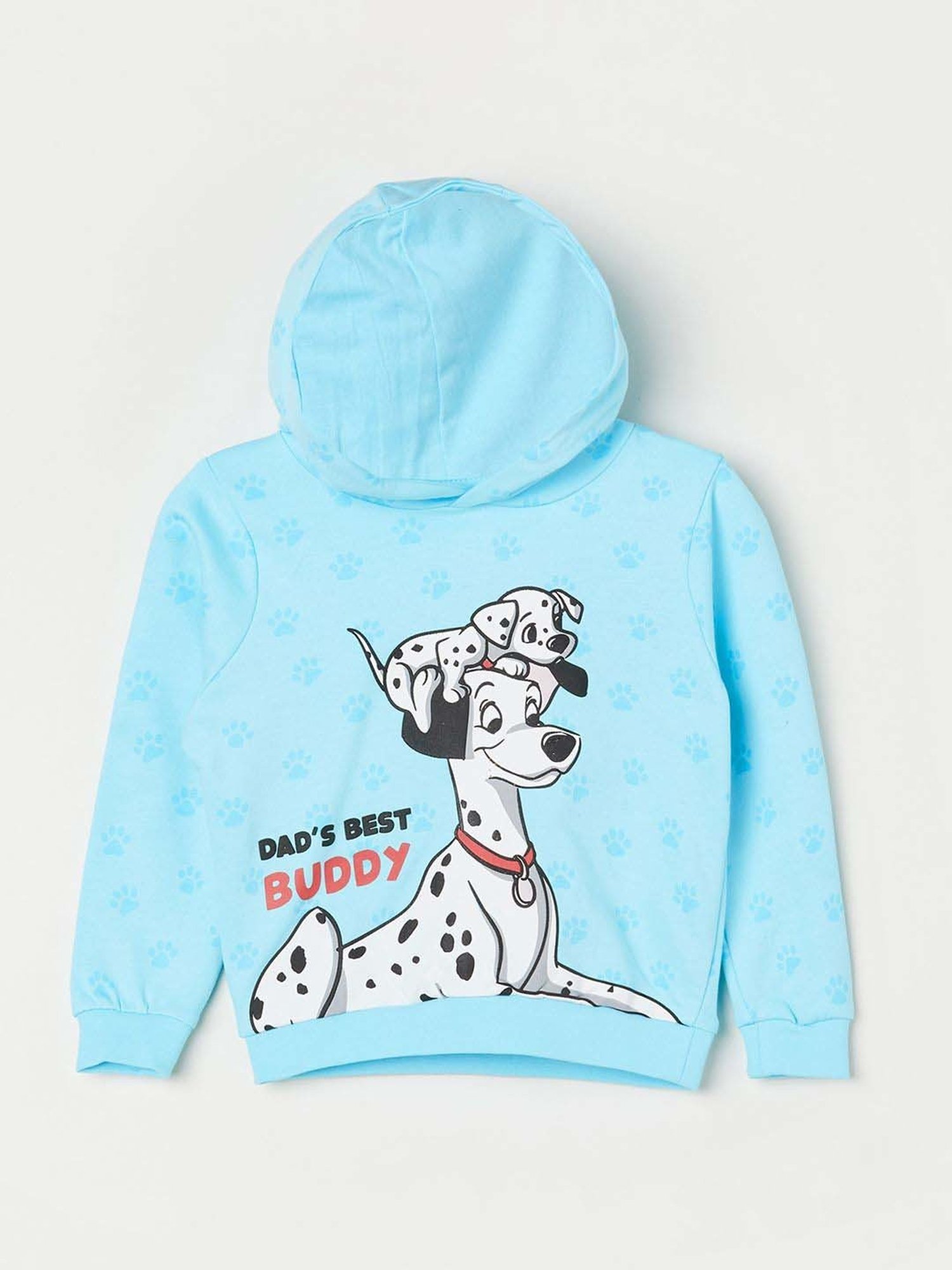 Juniors by Lifestyle Kids Blue Cotton Printed Full Sleeves Sweatshirt