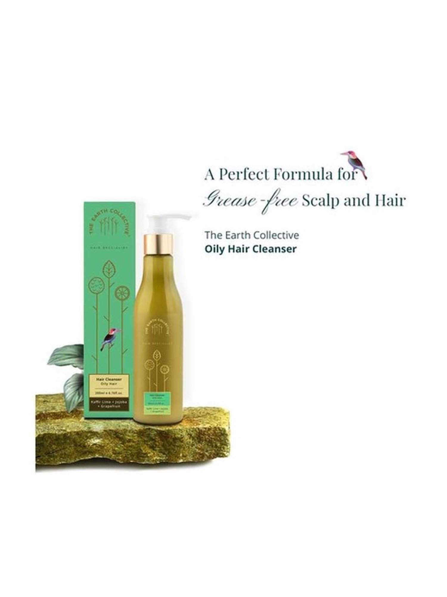 The Earth Collective Oily Hair Cleanser - 200 ml