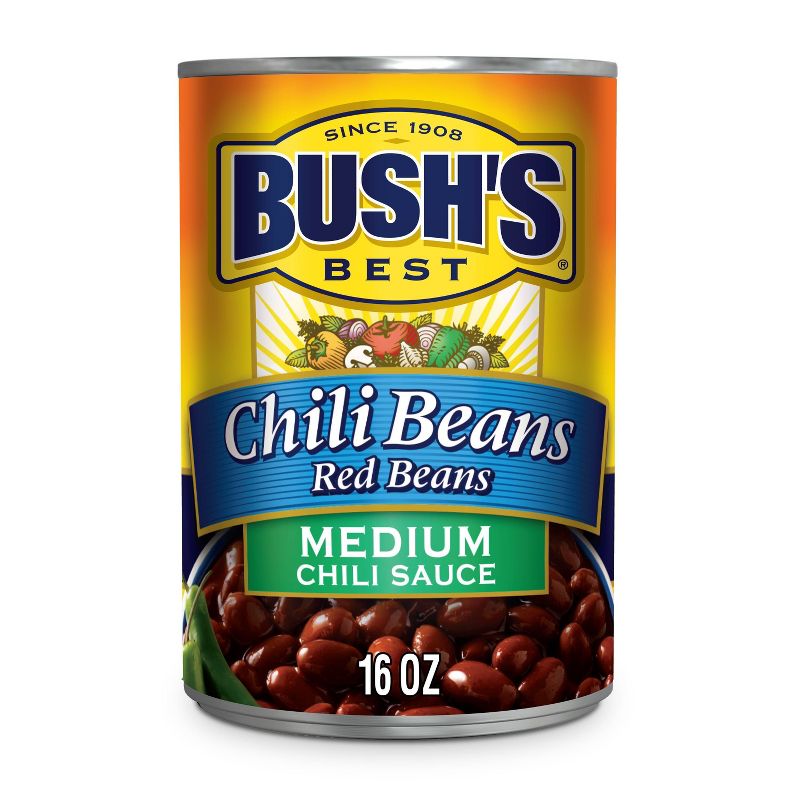 Bush's Medium Red Chili Beans - 16oz
