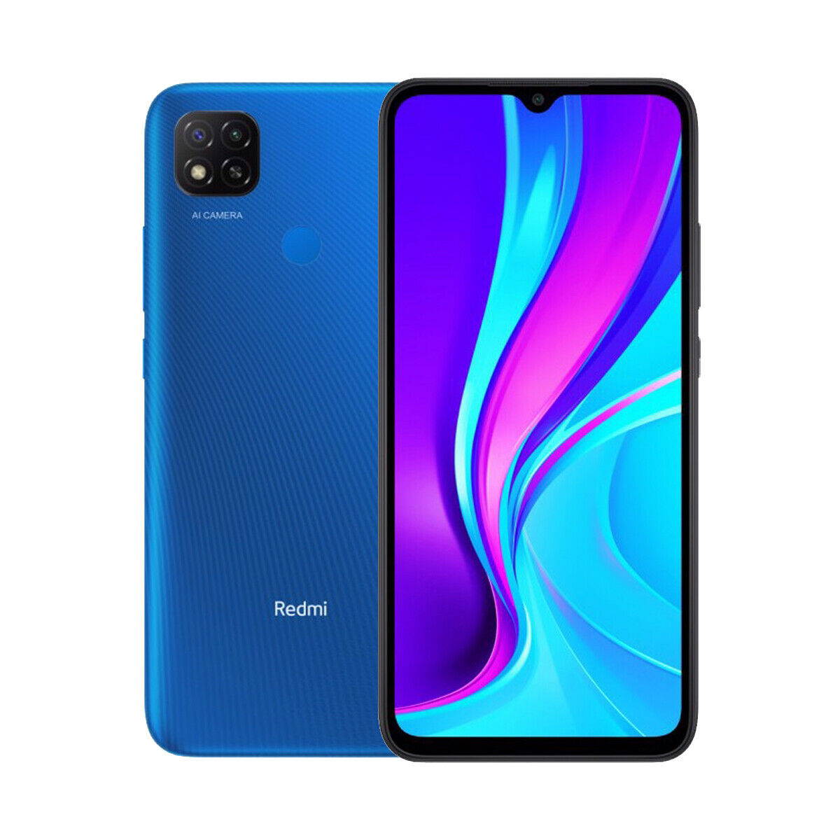 Xiaomi Redmi 9C Dual-SIM 32GB ROM + 2GB RAM (GSM Only | No CDMA) Factory Unlocked 4G/LTE Smartphone (Midnight Grey) - International Version