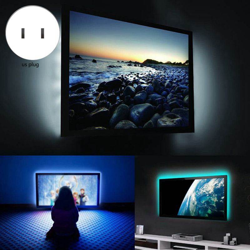 2 Pcs Led Strip Lights with 44 Keys Remote Flexible Color Changing RGB Light Strips for Bedroom US Plug, 5M & 10M