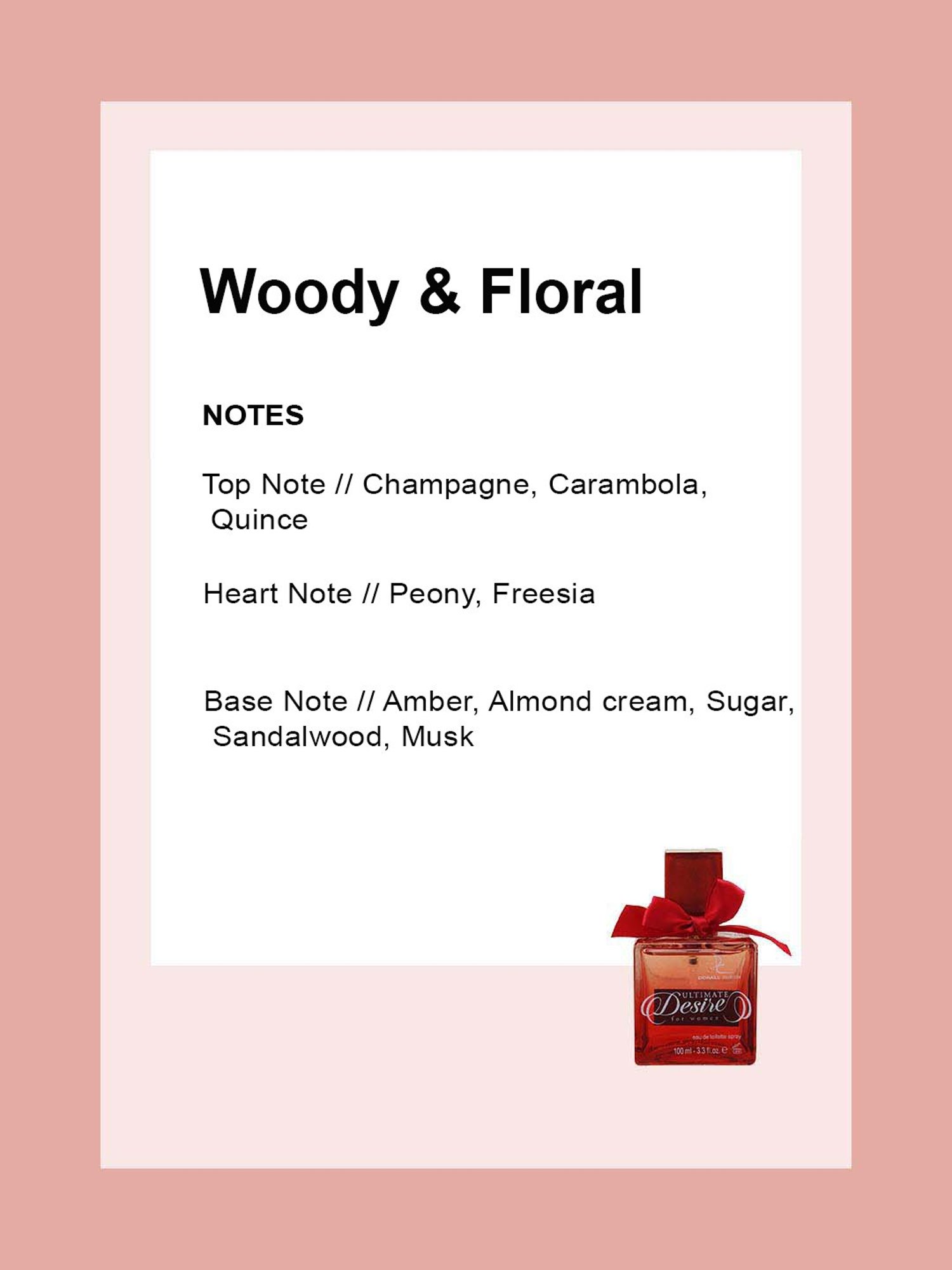 Dorall Collection Ultimate Desire Eau de Toilette for Women - 100 ml