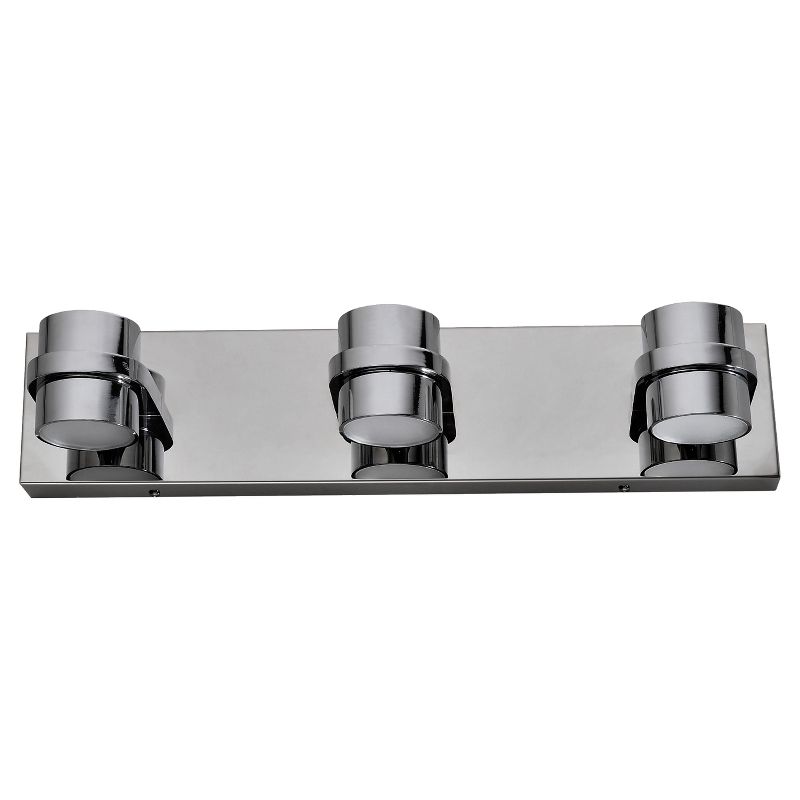 4" Twocan 3 Arm LED Bath Fixture Polished Chrome Finish - Varaluz