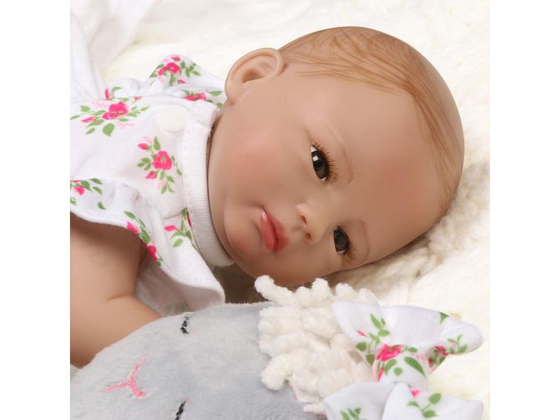 Paradise Galleries Preemie Tiny Reborn Baby Doll 12 inch - Bitsy Baby Little Lamb, Full Vinyl Arms & Legs, 4-Piece Gift Set, Safety Tested for 3+