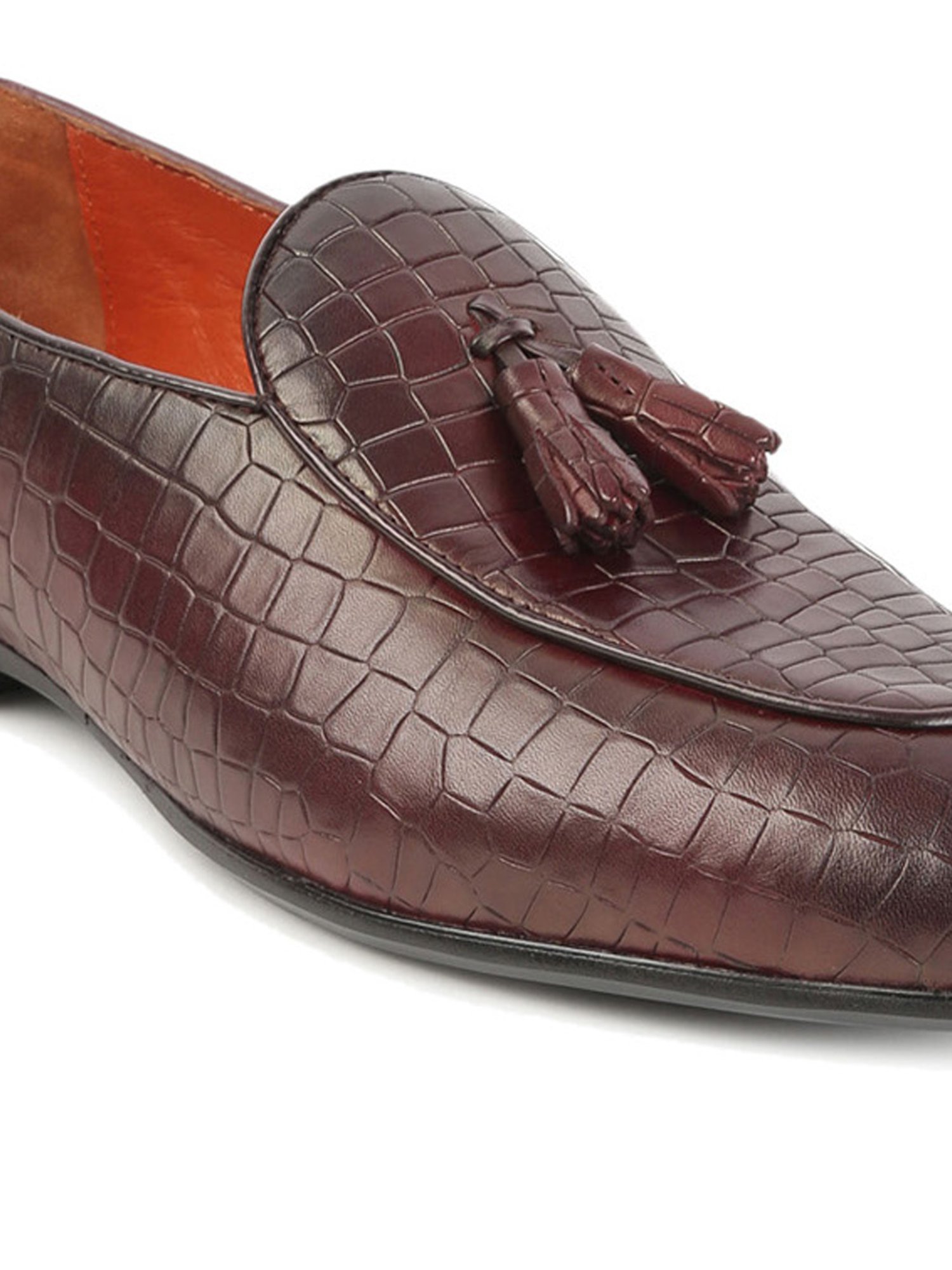 Gabicci Men's Oakland Burgundy Mocassins